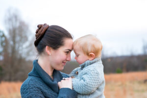 Mother and child portrait